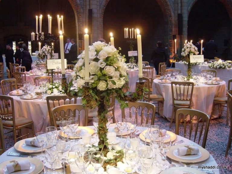 candle with fresh flower